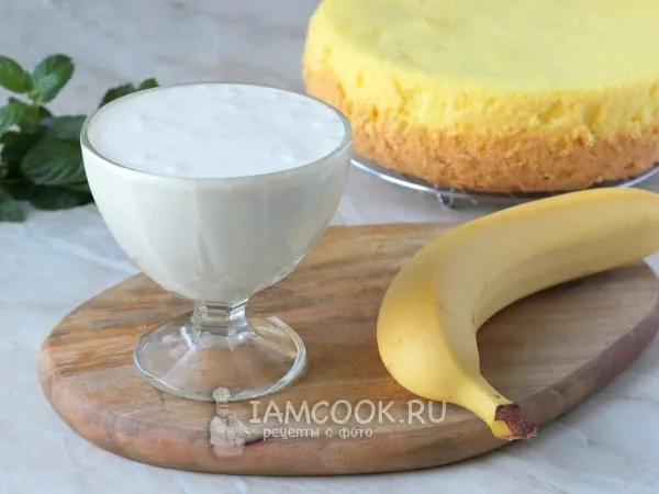 Фото блюда: Банановый крем для бисквитного торта