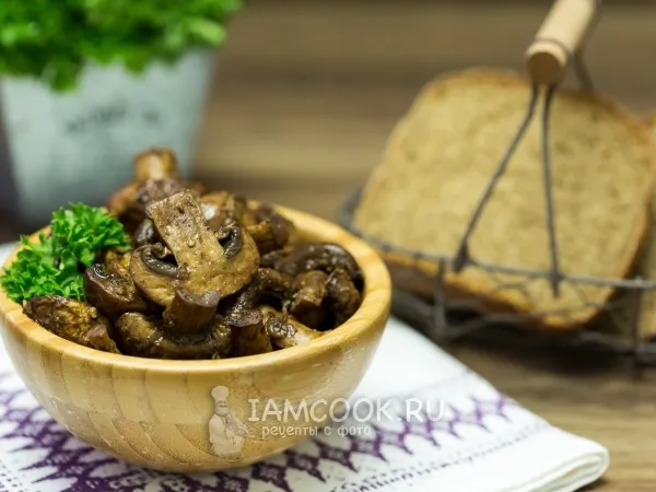 Фото блюда: Запеченные шампиньоны с прованскими травами
