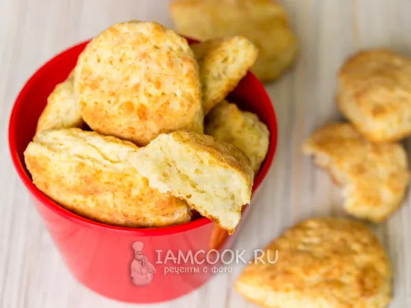 Фото блюда: Печенье на кефире с сыром