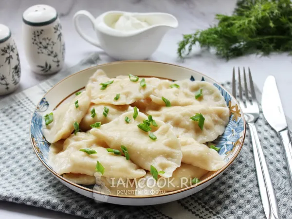 Фото блюда: Вареники с рыбой