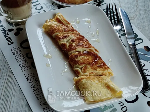 Фото блюда: Омлет с мёдом