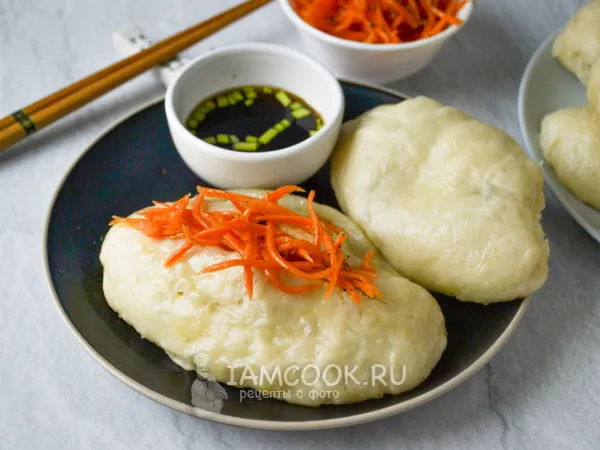 Фото блюда: Корейские пирожки на пару с мясом