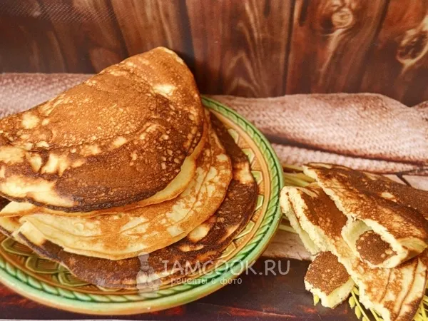 Фото блюда: Гороховые блины на кислом молоке и дрожжах