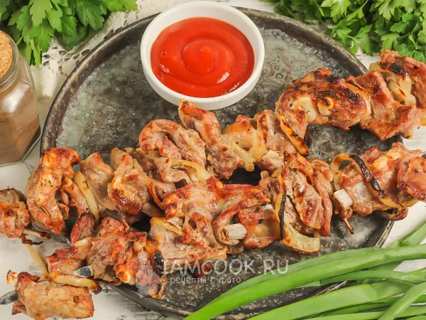 Фото блюда: Бараньи семечки (шашлык)