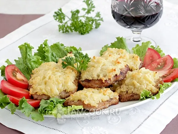 Фото блюда: Эскалоп из свинины в духовке