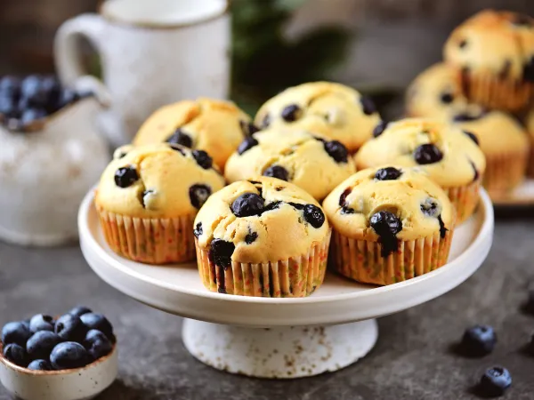 Фото блюда: Маффины с голубикой