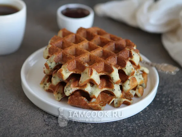 Фото блюда: Вафли с семенами чиа
