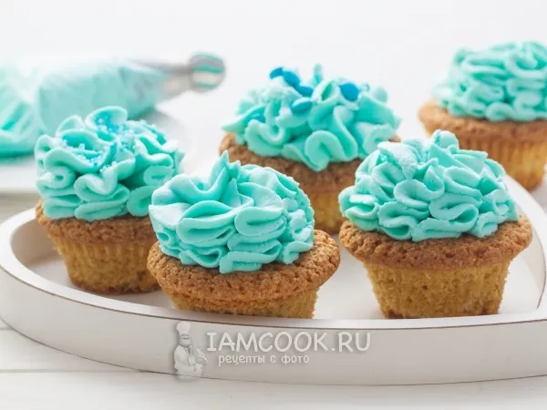 Фото блюда: Крем для капкейков из маскарпоне