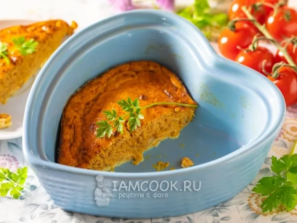 Фото блюда: Рыбное суфле из консервов