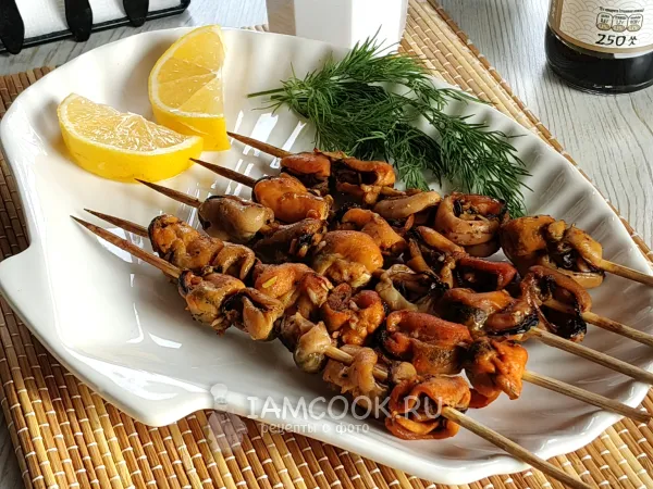 Фото блюда: Мидии на шпажках