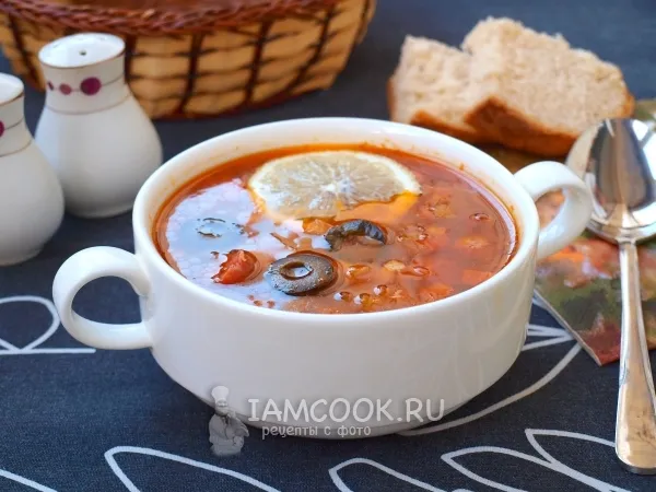 Фото блюда: Солянка мясная