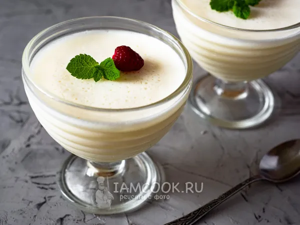 Фото блюда: Панна-котта из сметаны (панакота)