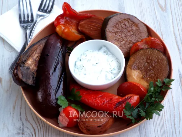 Фото блюда: Копченые овощи