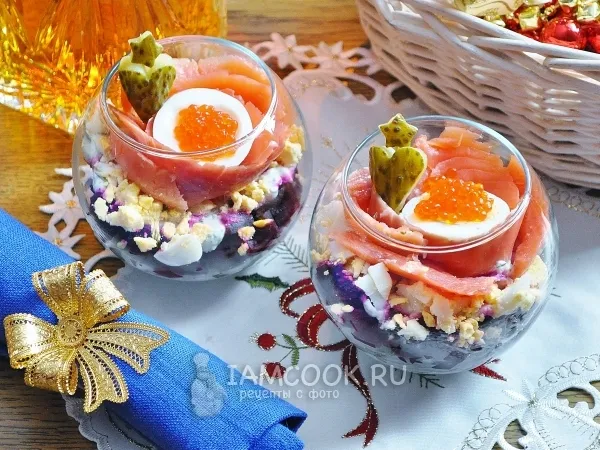 Фото блюда: Веррины с красной рыбой и икрой