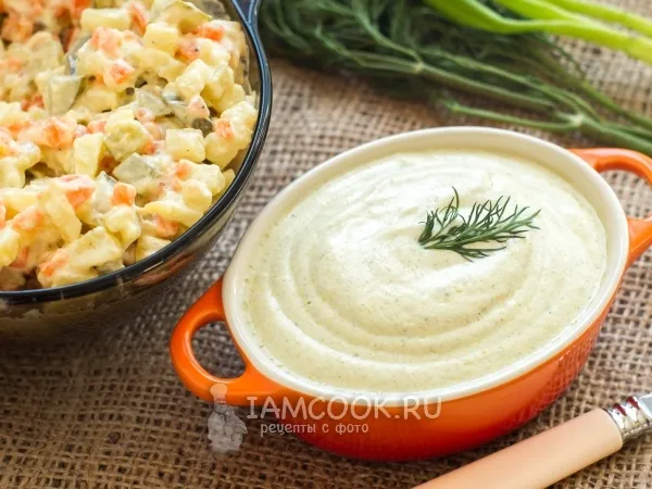 Фото блюда: «Майонез» сметанный без яиц