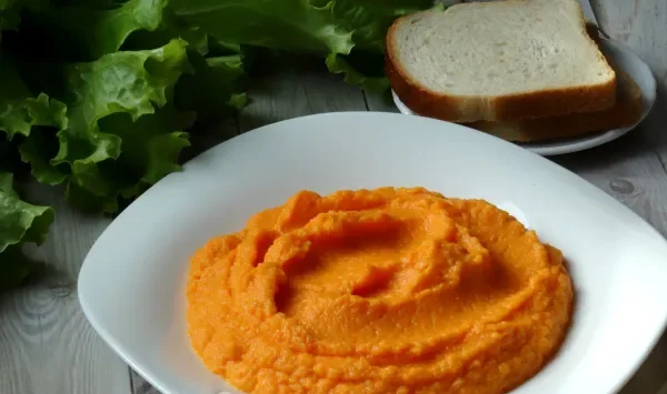 Фото блюда: Пюре из моркови со сливками