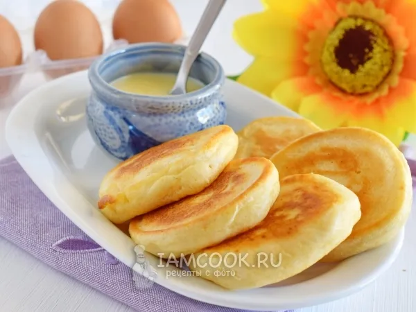 Фото блюда: Классические оладьи на молоке