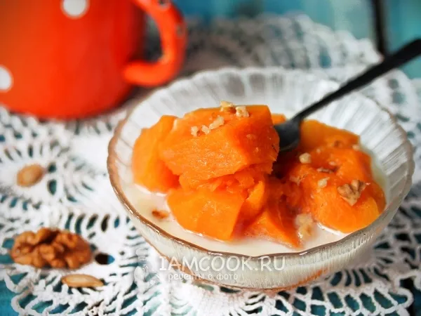 Фото блюда: Тыква с молоком в мультиварке