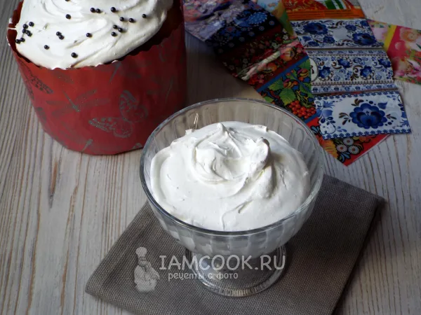 Фото блюда: Швейцарская меренга для куличей