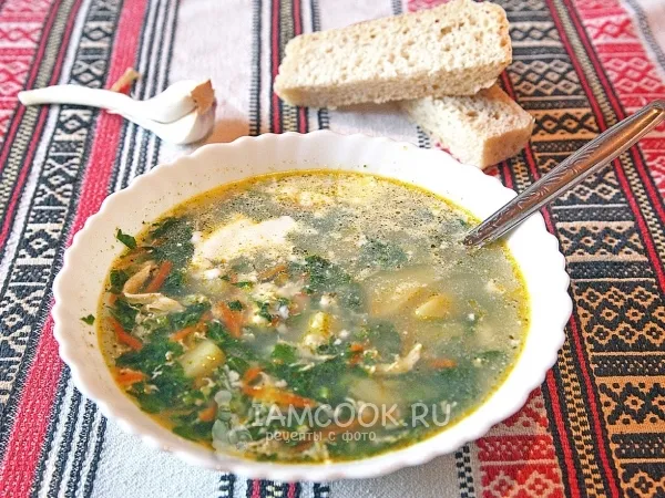 Фото блюда: Весенний суп с молодой крапивой