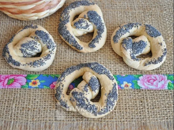 Фото блюда: Крендельки сливочные