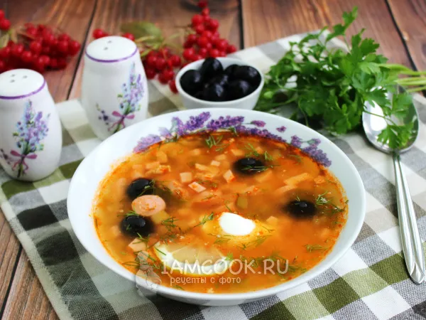 Фото блюда: Солянка без копченостей