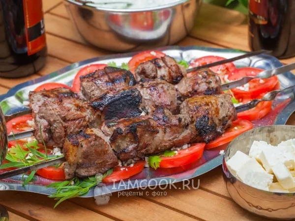 Фото блюда: Шашлык из баранины на кефире