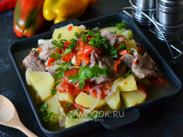 Фото блюда: Буглама из свинины (в духовке в казане)