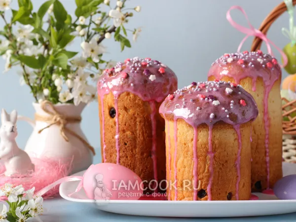 Фото блюда: Александрийское тесто для куличей на Пасху (+куличи)