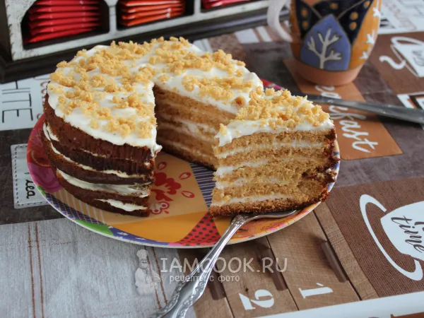 Фото блюда: Ленивый Медовик