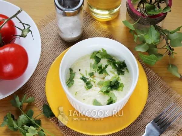 Фото блюда: Омлет с сыром в пароварке