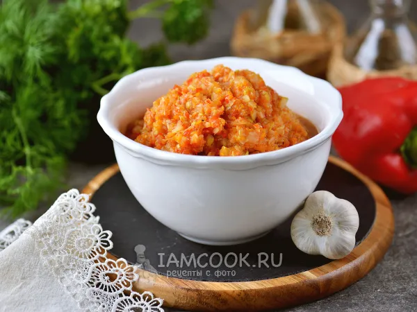 Фото блюда: Аджика из кабачков с майонезом