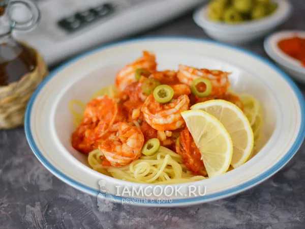 Фото блюда: Соус из креветок для спагетти