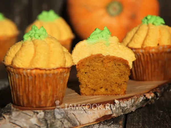 Фото блюда: Тыквенный капкейки