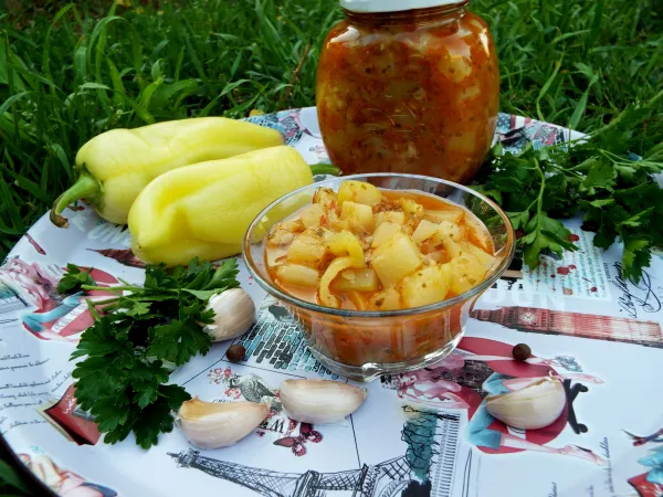 Фото блюда: Юрча из кабачков на зиму