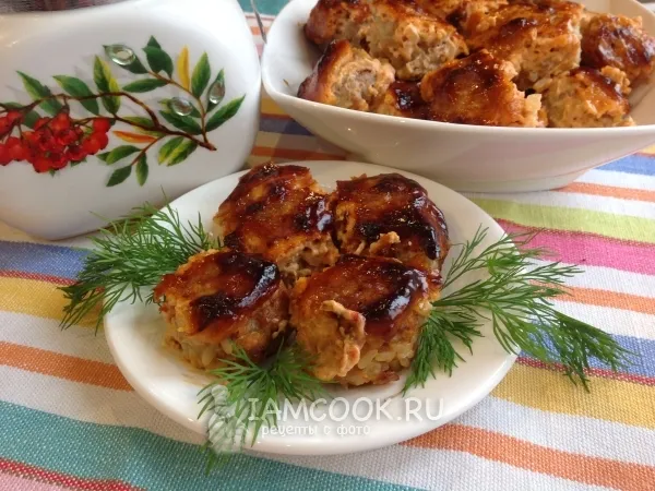 Фото блюда: Нежные тефтели в духовке