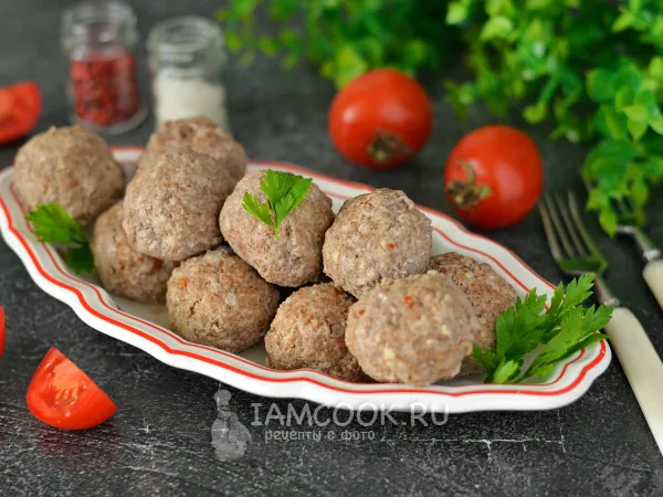 Фото блюда: ПП фрикадельки