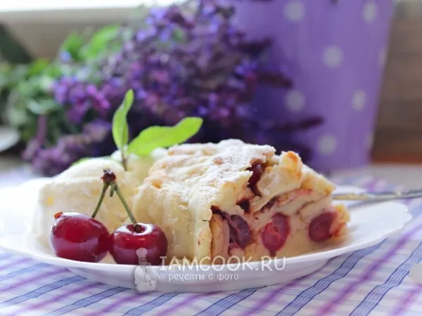 Фото блюда: Штрудель из творожного теста