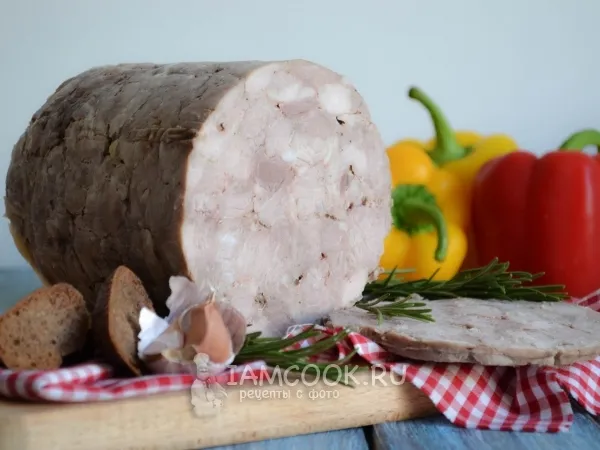 Фото блюда: Ветчина из свинины в ветчиннице