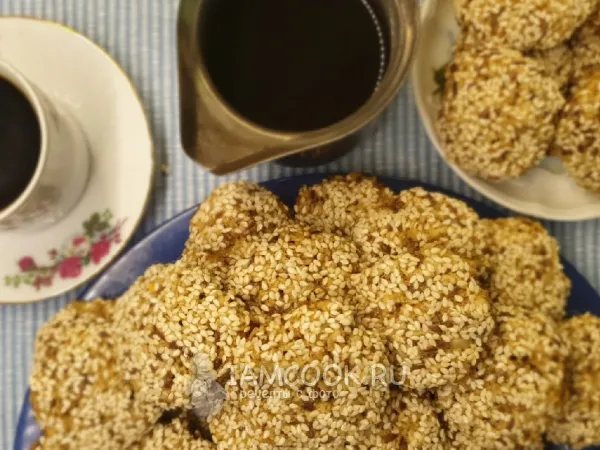 Фото блюда: Бараззи (ливанское овсяное печенье)