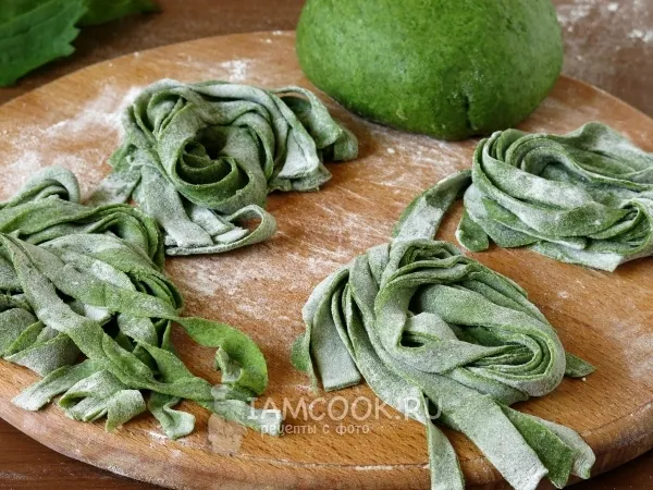 Фото блюда: Паста «Шрек» с крапивой