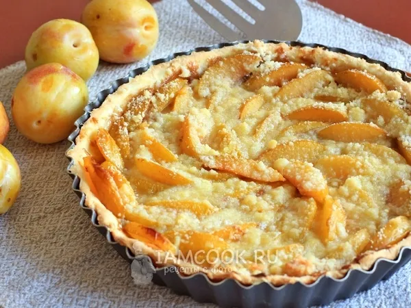 Фото блюда: Сливовый тарт со штрейзелем