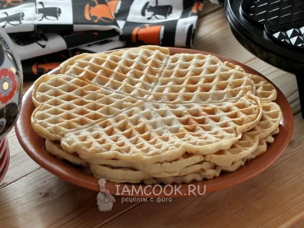 Фото блюда: Вафли цельнозерновые