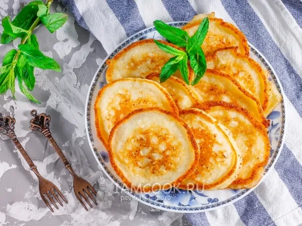 Фото блюда: Оладьи с рикоттой