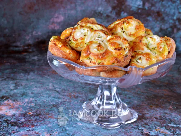 Фото блюда: Слойки с цукини