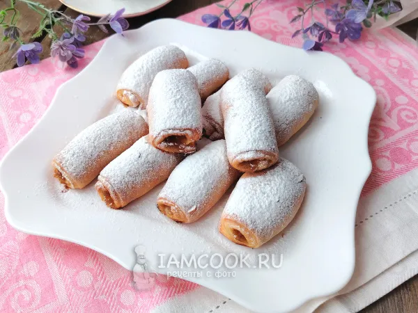 Фото блюда: Рулетики из песочного теста с повидлом