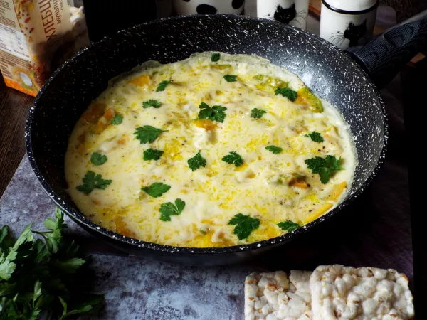 Фото блюда: Омлет с тыквой