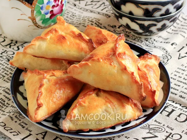 Фото блюда: Самса татарская (эчпочмак)