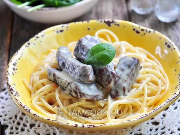 Фото блюда: Бефстроганов классический