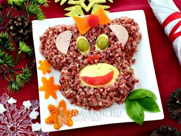 Фото блюда: Салат «Весёлая обезьянка»